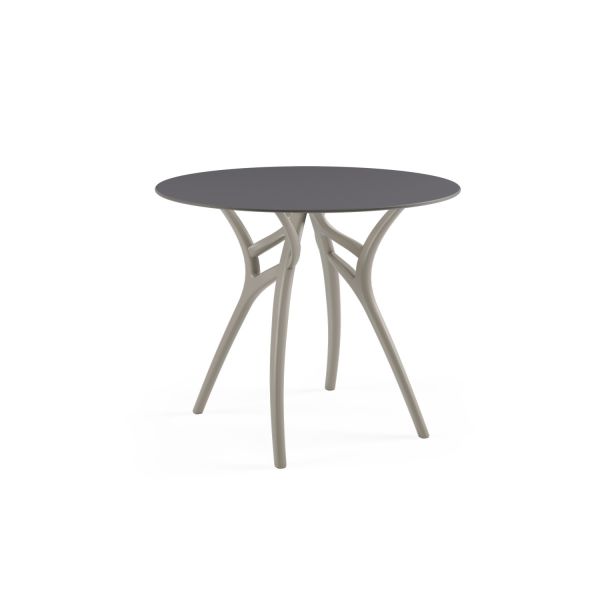 Antrasit Compact Bahçe Masası Ø90 cm Yuvarlak