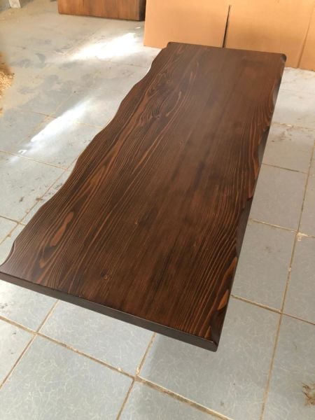Kütük Ağaç Ceviz Masa Üstü Tablası 60x120