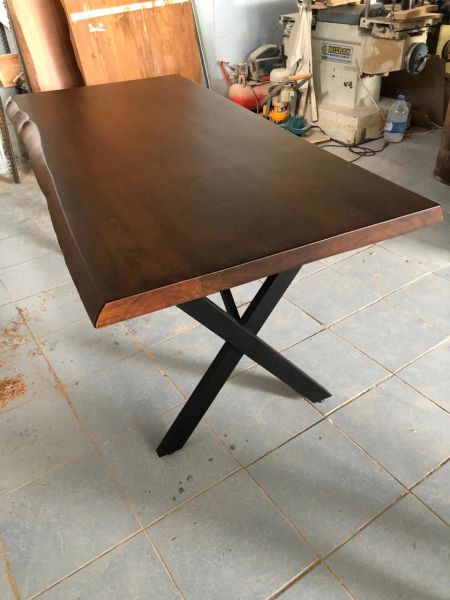 Gürgen Ceviz Kütük Toplantı Masası 80x160