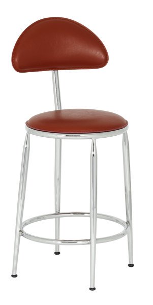 KAVİ KÜÇÜK 75.CM BOY ARKALIKLI BAR TABURESİ
