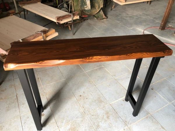 Kütük Bar Masası Modelleri Ölçüleri 40x120