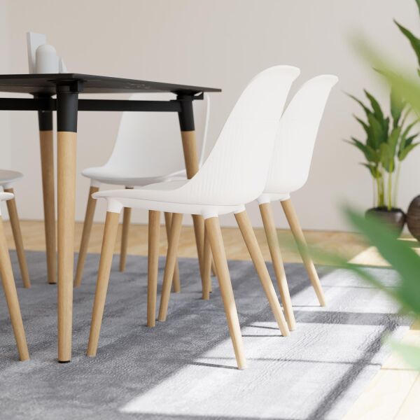 6 Kişilik Yemek Odası Masa Sandalye Takımı