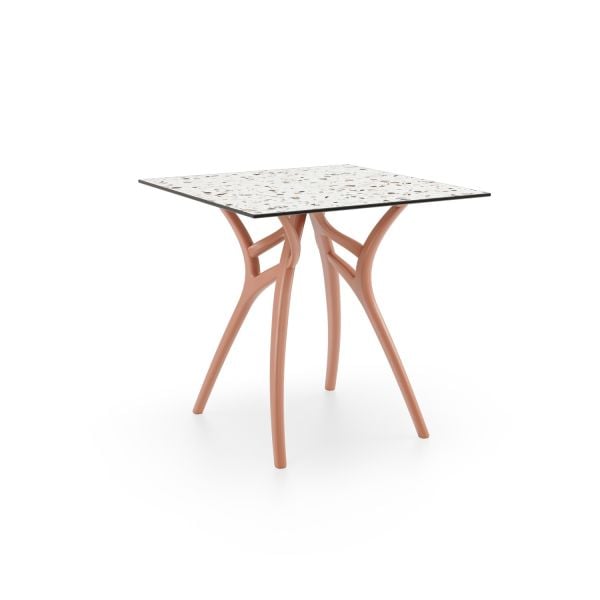 Terrazzo Mermer Compact Paslanmaz Mutfak Masası