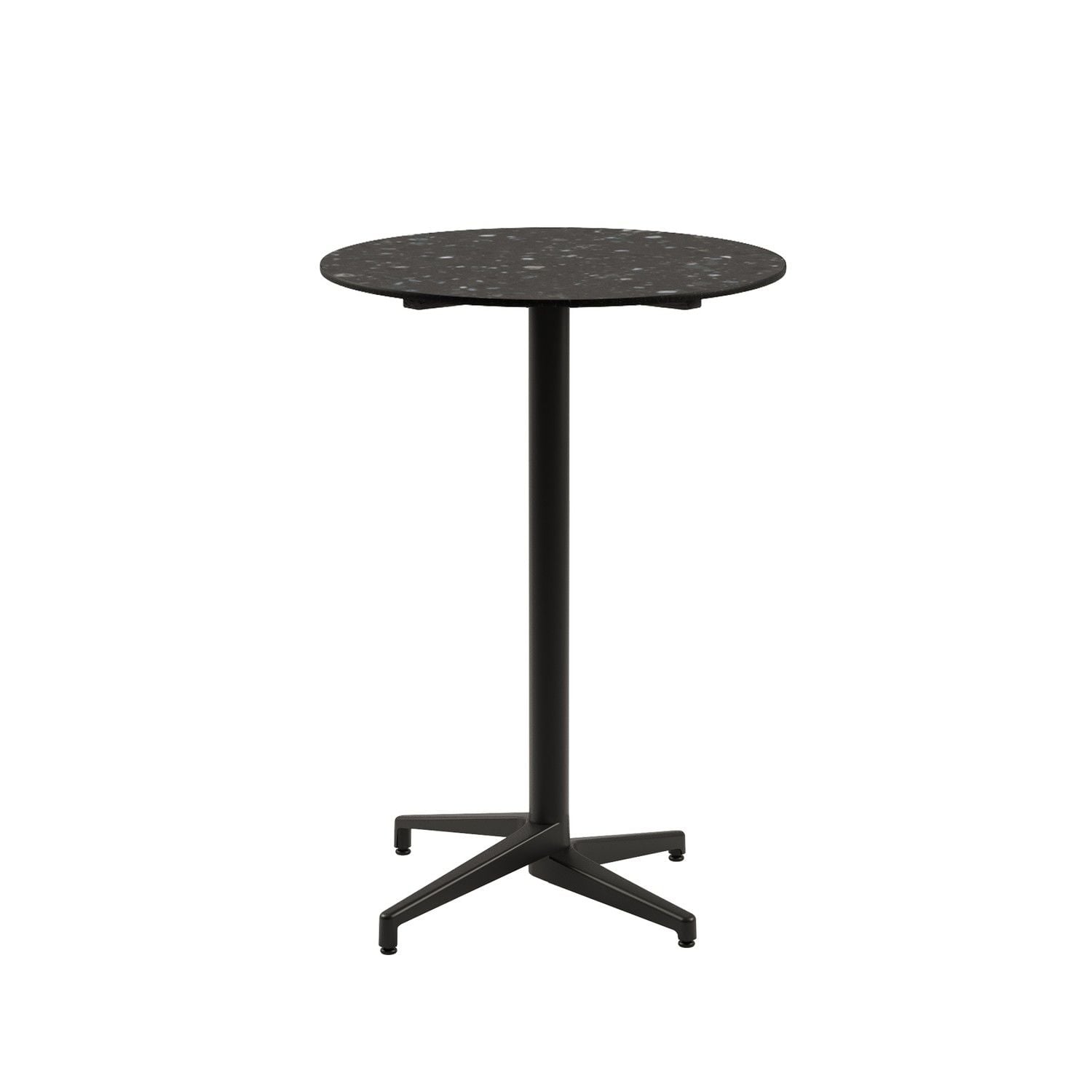 Compact Paslanmaz Mutfak Bar Masası – Terrazzo Mermer Desenli, Şık ve Dayanıklı 77.cm