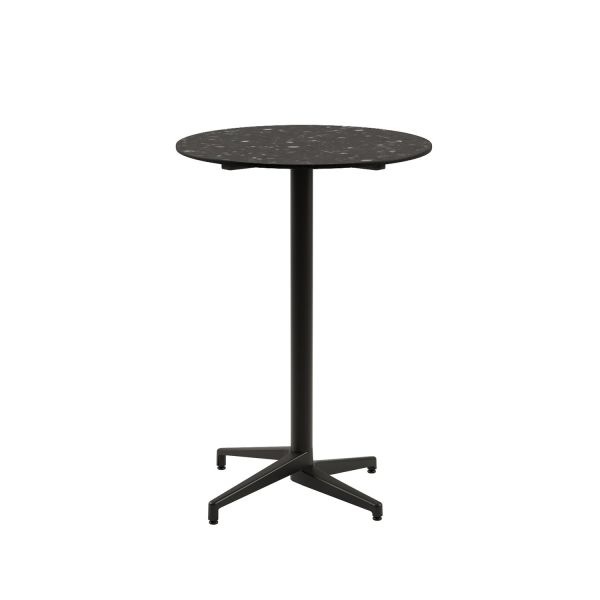 Compact Paslanmaz Mutfak Bar Masası – Terrazzo Mermer Desenli, Şık ve Dayanıklı 77.cm