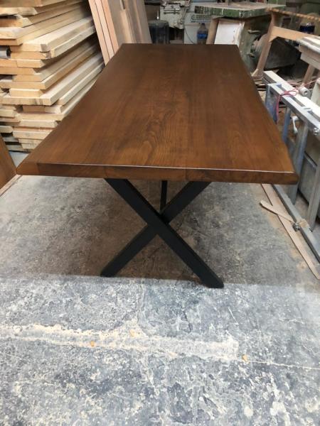 CEVİZ RENGİ KÜTÜK MASA 90X150.CM