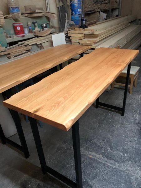 Kütük Mutfak Bar Masası 160x60