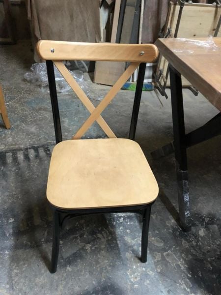 Kayın Rengi Ergonomik Tonet Mutfak Sandalyesi Modelleri