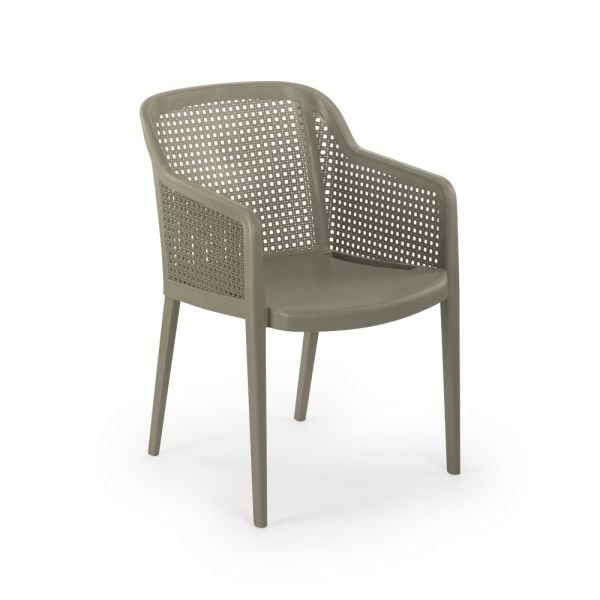 Çimento Gri Dış Mekan Bahçe Koltuğu