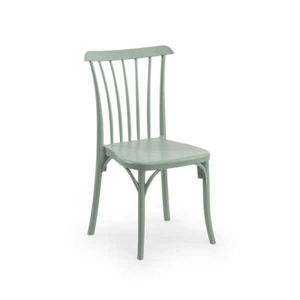 Nil Yeşili Bahçe Sandalyesi - Estetik ve Dayanıklı Dış Mekan Mobilyası