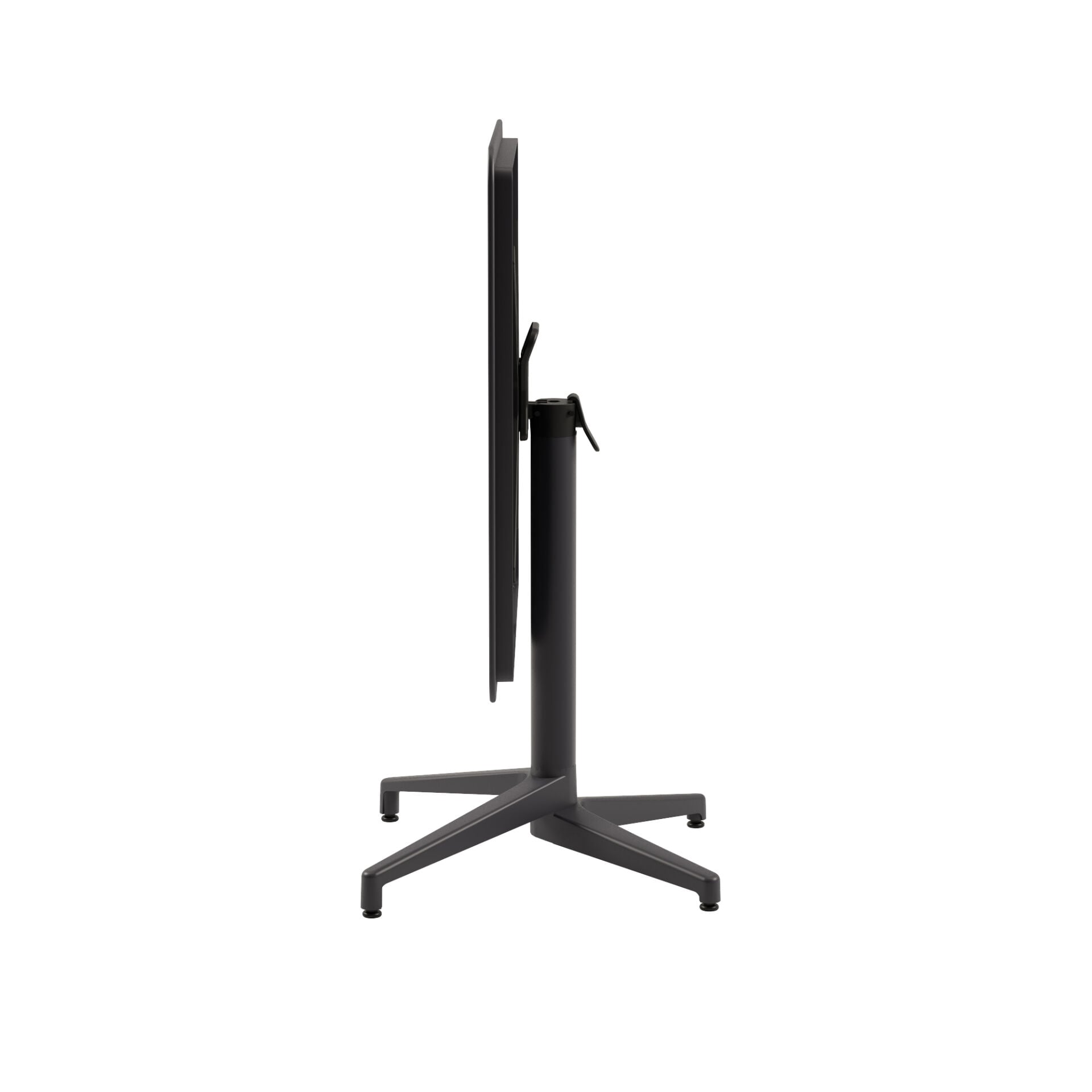 Antrasit Katlanır Bahçe Masası 80x80 cm Paslanmaz Dış Mekan