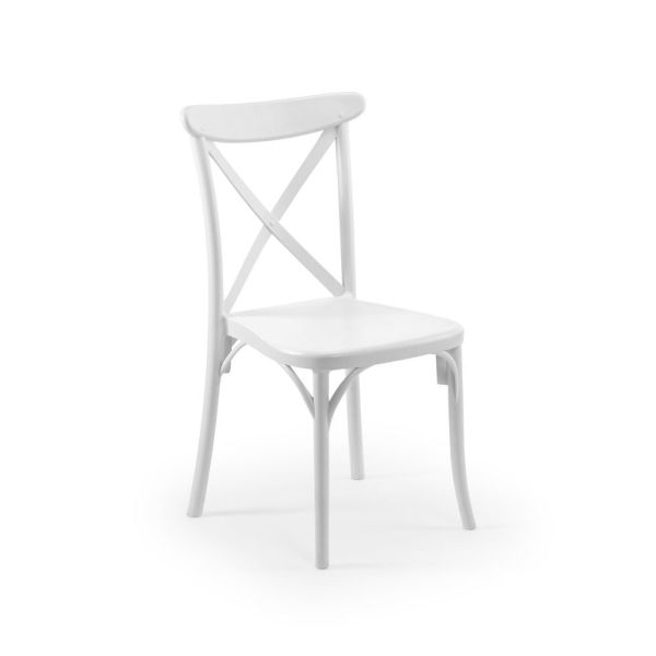 Capri Beyaz Bahçe Sandalyesi: Estetik ve Dayanıklı Dış Mekan Oturma Çözümü