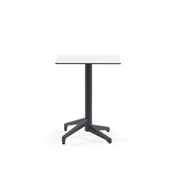 Beyaz Compact Teras Balkon Bahçe Masası 60x60