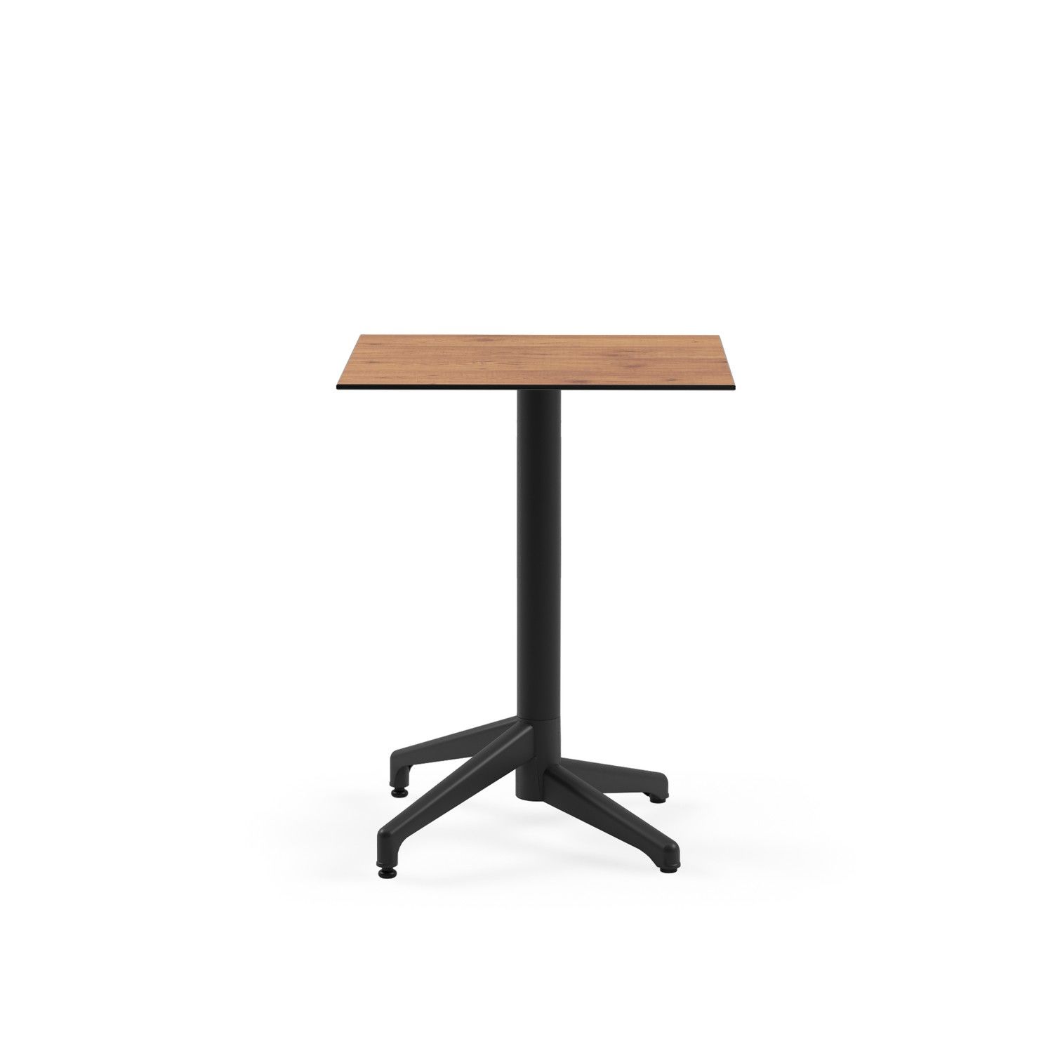 Novecento Ahşap Desen Compact Bahçe Masası 60x60