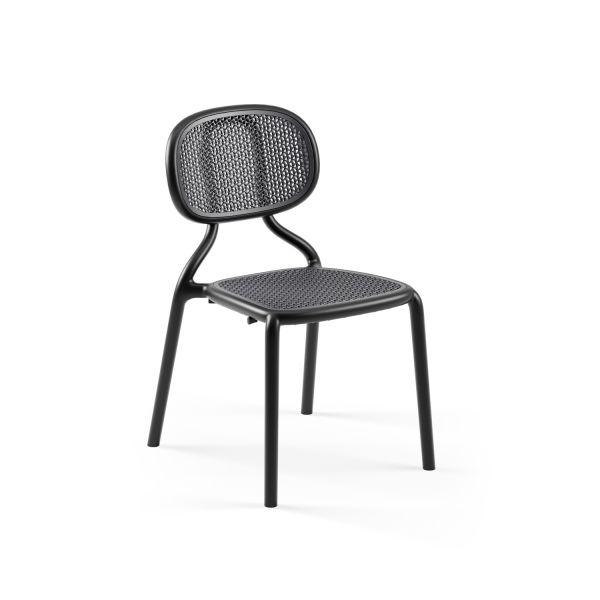 Haz Antrasit Siyah Dış Mekan Bahçe Sandalyesi