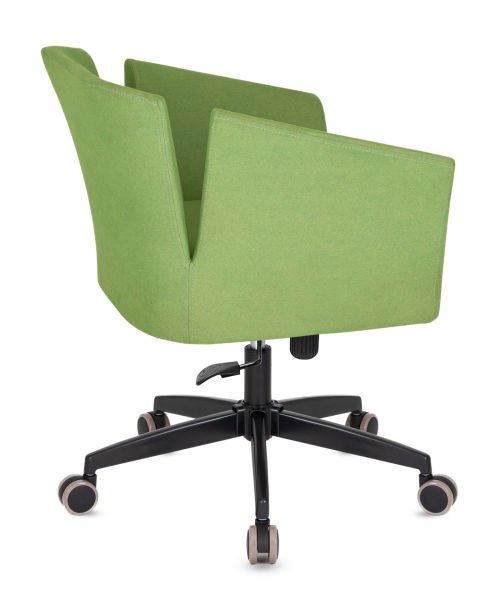 Oskar Yeşil Deri Ergonomik Ofis Çalışma Koltuğu - Sekreter, Personel ve Toplantı Koltuğu Modeli