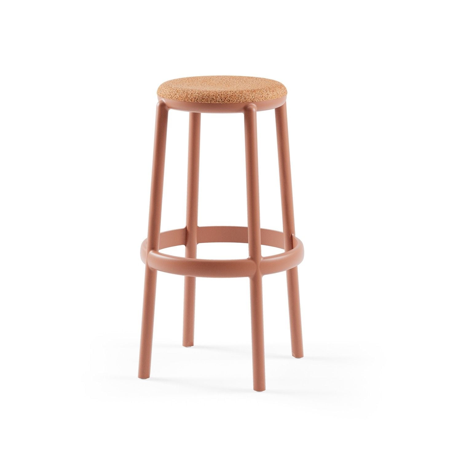 75 cm Restoran Bar Taburesi Kumaş İstiflenebilir Model
