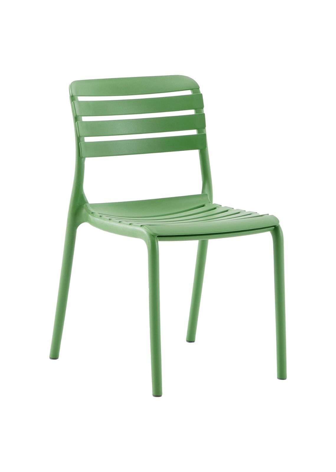 Flora Yeşil Plastik Bahçe Sandalyesi | Dış Mekan