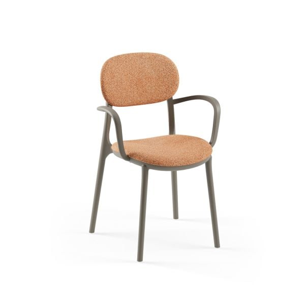 Vizon Kollu Sandalye Modern Kumaş İstiflenebilir Model