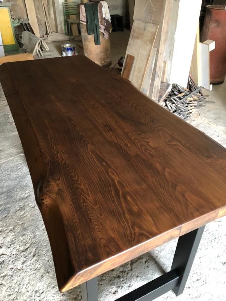 Gürgen Ağacı Ceviz Rengi Bar Masası İmalatı 70x180.cm