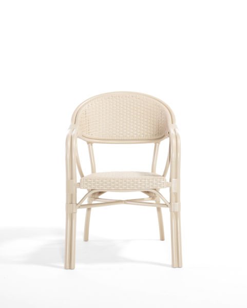 Cappucino Bambu Rattan 6 Kişilik Bahçe Masa Sandalye Takımı