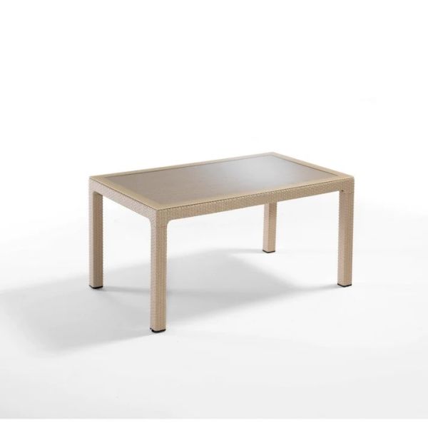 Cappucino Bambu Rattan 6 Kişilik Bahçe Masa Sandalye Takımı