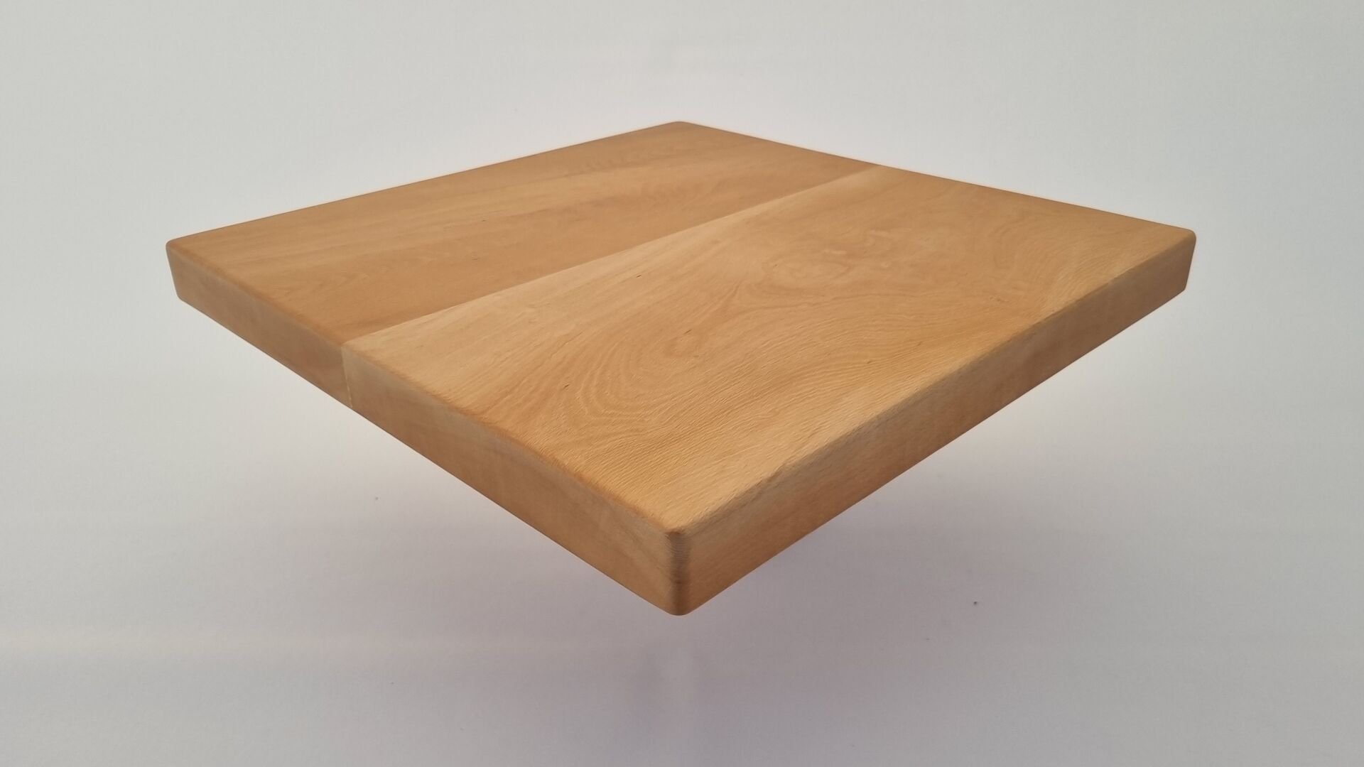 60x60 Masif Kütük Masa Üstü Tabla Kayın Naturel