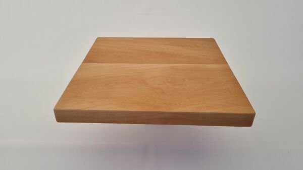 60x60 Masif Kütük Masa Üstü Tabla Kayın Naturel