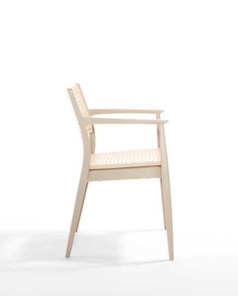 Paris Cappucino Fil Dişi Kollu Dış Mekan Bahçe Sandalyesi