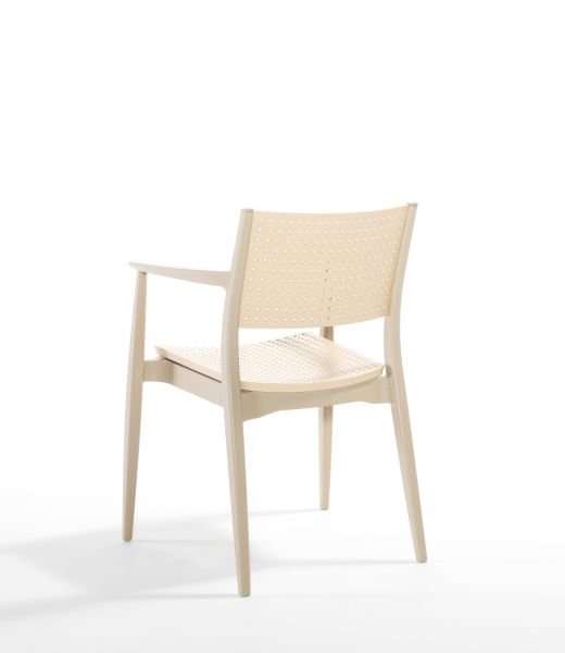 Paris Cappucino Fil Dişi Kollu Dış Mekan Bahçe Sandalyesi