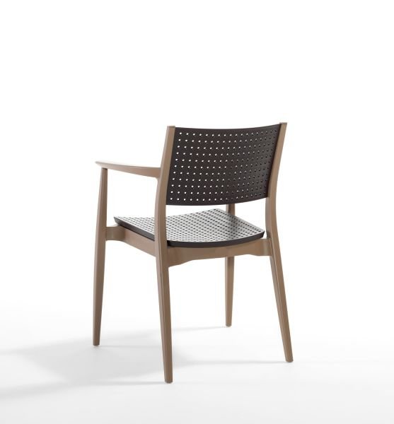 Paris Çöl Kahve Kahverengi Kollu Dış Mekan Bahçe Sandalyesi