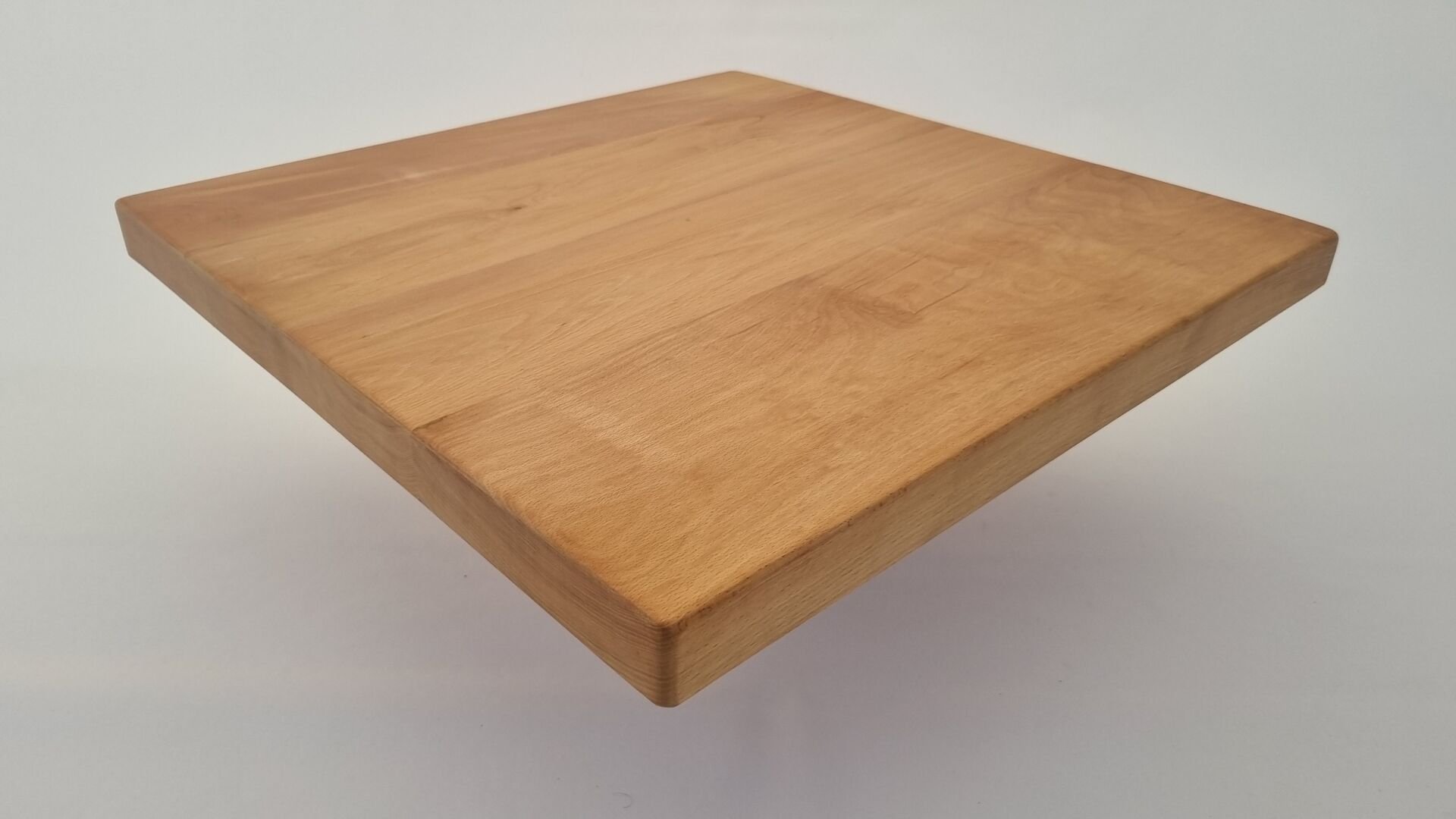 70x70 Kütük Masa Üstü Tabla Kayın Ağacı Naturel