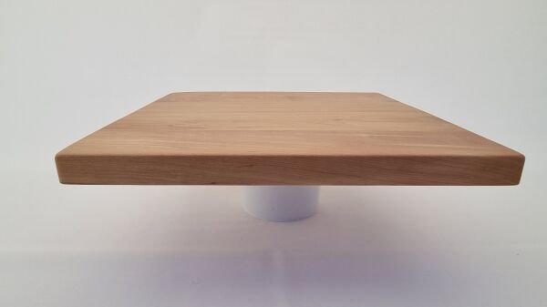 70x70 Kütük Masa Üstü Tabla Kayın Ağacı Naturel