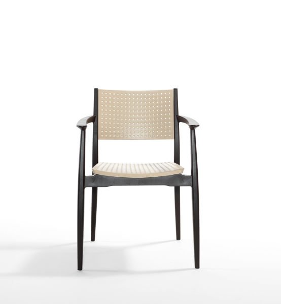 Paris Kahverengi Cappucino Kollu Dış Mekan Bahçe Sandalyesi