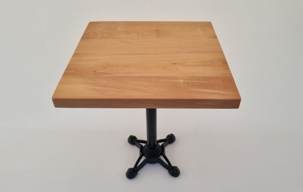 Kütük Masa Sandalye Takımı 2 Kişilik 70x70 Cafe Masa Seti