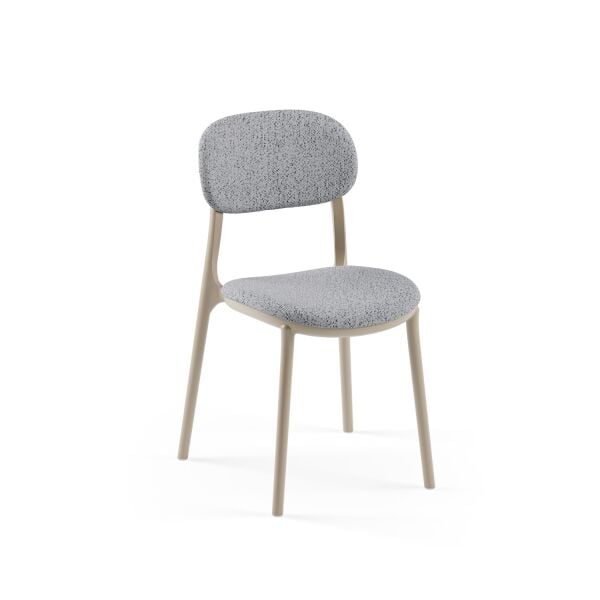 Kum Beji Plastik Kumaş Döşemeli Modern Cafe Sandalyesi