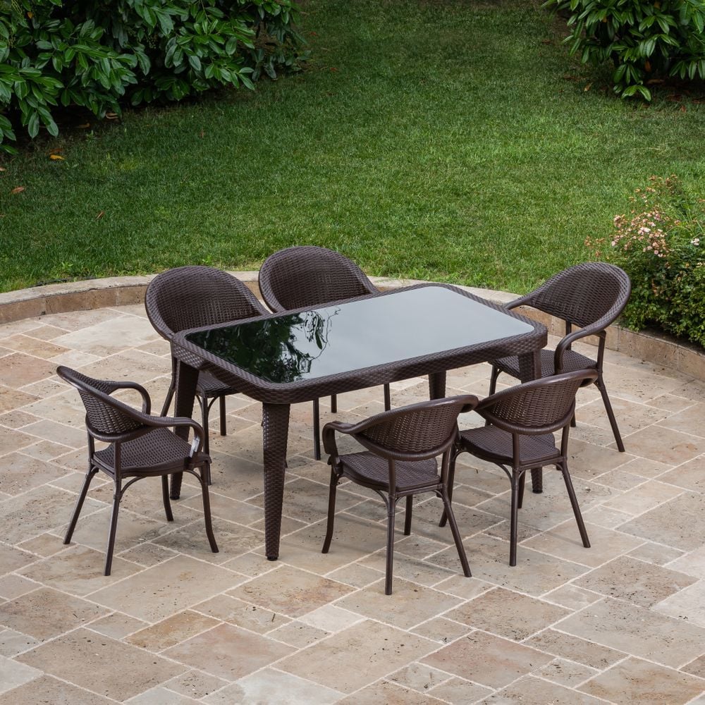 Rattan masa sandalye takımı