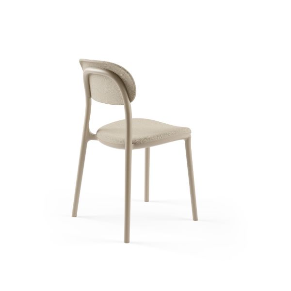 Kum Beji Plastik Kumaş Kaplı Modern Cafe Restaurant Sandalyesi – İstiflenebilir, Catas Sertifikalı