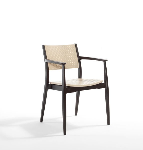 Kahverengi Cappucino 90x90 4 Kişilik Bahçe Masa Takımı