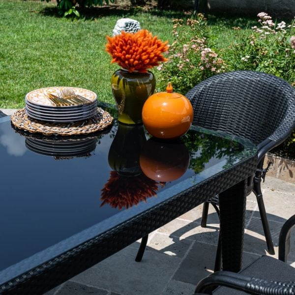 Masa Sandalye Rattan Bahçe Mobilyası