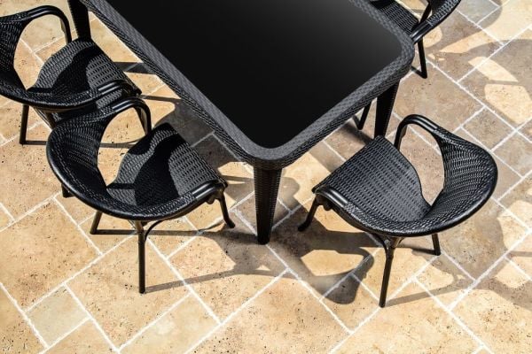 Masa Sandalye Rattan Bahçe Mobilyası