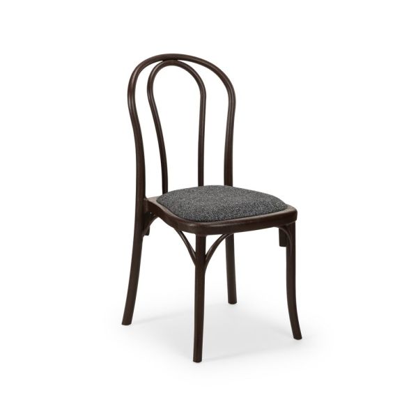 Wenge Pedli Yemek Odası Sandalyesi İstiflenebilir Dayanıklı