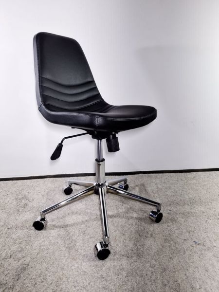 Parker Siyah Deri Ofis Personel Çalışma Sandalyesi
