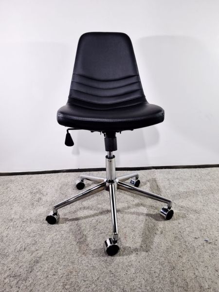 Parker Siyah Deri Ofis Personel Çalışma Sandalyesi