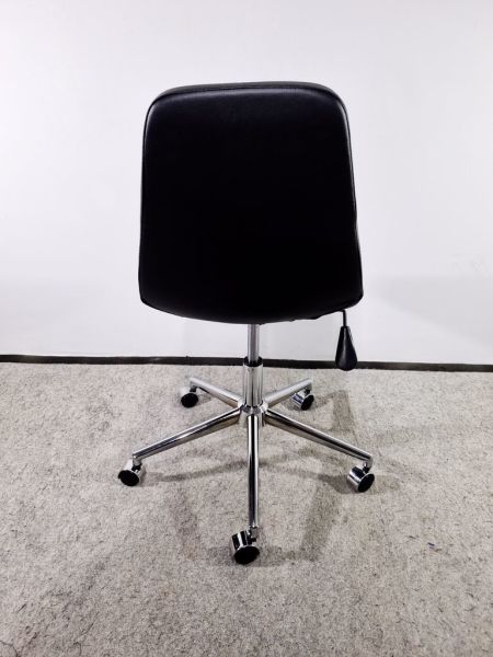 Parker Siyah Deri Ofis Personel Çalışma Sandalyesi