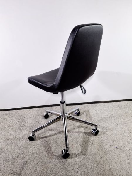 Parker Siyah Deri Ofis Personel Çalışma Sandalyesi