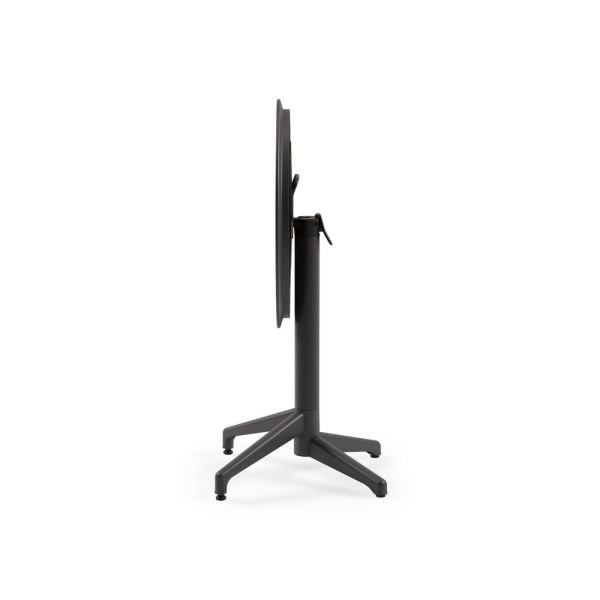 Antrasit 60 cm Katlanabilir Yuvarlak Cafe Bahçe Masası