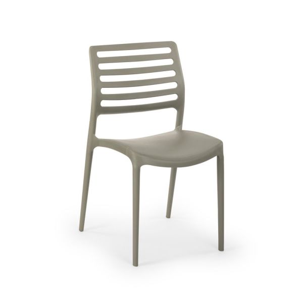 Estetik ve Dayanıklı Çimento Gri Bahçe Sandalyesi İç ve Dış Mekanlarda Mükemmel Kullanım!