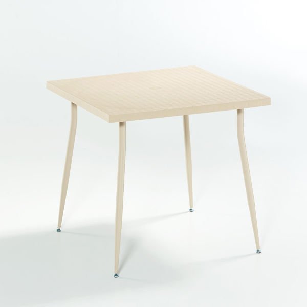 Cappucino Bahçe Masa Sandalye Takımı 4 Kişilik 80x80